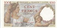 France 100 francs 100 Francs - Sully - 09-01-1941 - Serial B.17738 -