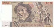 France 100 francs 100 Francs - Delacroix - 1993 - Serial M.214 -