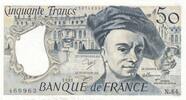 France 50 francs 50 Francs - Quentin de la Tour - 1991 - Serial N.64 -