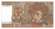 France 10 francs 10 Francs - Berlioz - 03-03-1977 - Serial A.297 -