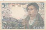 France 1947 5 Francs - Shepherd - 30-10-1947 - Serial O.151 AU