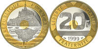 France  20 Francs Mont Saint-Michel - 1999 - BU UNC
