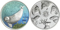 Greece  5 Euros 2024 BU Color - Mediterranean monk seal