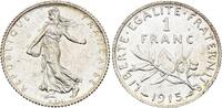 France  1 Franc - Semeuse - 1915 - Silver AU
