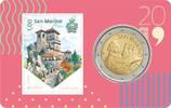 San Marino  Coincard n°04 + Stamp - 2 Euros 2019 UNC