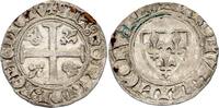 France 1389 Blanc Guénar, Charles VI - ND (1380-1422) - Toulouse - Point 5em FF+