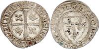blanc guénar 1389 Frankreich 1 Blanc Guénar, Charles VI - ND (1380-1422) - various dates and mintmark IV / S+