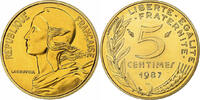 France  5 Centimes Marianne - 1987 - From Box Set FDC