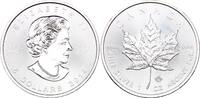 5 dollars 2014 Kanada 5 Dollars Elizabeth II - Maple Leaf 1 Oz 2015 I- / VZ+ / VZ-ST