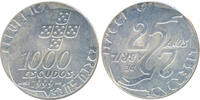 Portugal  1000 Escudos - Carnation Revolution - 1999 XF