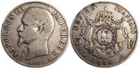 France  5 Francs Napoléon III - 1856 BB - Silver FF+