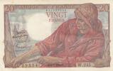 France 1950 20 Francs - Fisherman - 09-02-1950 - Serial W.245 XF