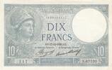 France 1936 10 Francs - Minerva - 17-12-1936 - Serial S.67730 XF+