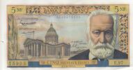 France 1963 5 NF - Victor Hugo - 07-02-1963 - Serial E.97 XF