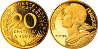 France  20 centimes Marianne - 1991 - Proof BE ( belle épreuve)