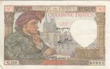 France 1941 50 Francs - Jacques Coeur - 18-12-1941 - Serial C.150 VF+