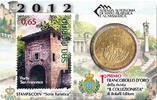 San Marino  Porta San Francesco - 50 centimes 2012 Coincard + Stamp BU
