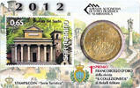 San Marino  Basilica del Santo - 50 centimes 2012 Coincard + Stamp BU