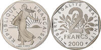 France  2 Francs Sower - 2000 Proof - from Proof set BE ( belle épreuve)
