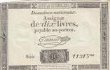 France 10 livres 10 Livres - Watermark Republique - French Revolution - 24-10-1792 - Serial 11213 -