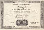 France 10 livres 10 Livres - Watermark Republique - French Revolution - 24-10-1792 - Serial 15256 -