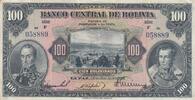 100 bolivianos 1928 Bolivien 100 Bolivianos - S. Bolivar - J. de Sucre - 20-07-1928 - Serial F III / SS