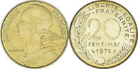 France  20 Centimes Marianne - 1975 - From UNC Set FDC