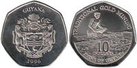 Guyana 10 dollars 10 Dollars Traditional Gold Mining - 1996 -