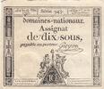 France 10 sous 10 Sous - Women with Liberty cap on pole - 23-05-1793 - Sign. Guyon - Série 943 -