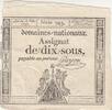 France 10 sous 10 Sous - Women with Liberty cap on pole - 23-05-1793 - Sign. Guyon - Série 943 -