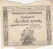 France 10 sous 10 Sous - Women with Liberty cap on pole - 23-05-1793 - Sign. Guyon - Série 943 -