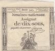 France 1793 10 Sous - Women with Liberty cap on pole - 23-05-1793 - Sign. Guyon - Série 943 XF+