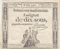 France 1793 10 Sous - Women with Liberty cap on pole - 23-05-1793 - Sign. Guyon - Série 942 VF
