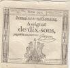 France 1793 10 Sous - Women with Liberty cap on pole - 23-05-1793 - Sign. Guyon - Série 942 VF+