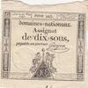 France 10 sous 10 Sous - Women with Liberty cap on pole - 23-05-1793 - Sign. Guyon - Série 943 - Numéro 14 -