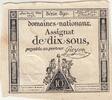 France 10 sous 10 Sous - Women with Liberty cap on pole - 23-05-1793 - Sign. Guyon - Série 890 -