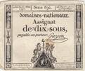 France 10 sous 10 Sous - Women with Liberty cap on pole - 23-05-1793 - Sign. Guyon - Série 890 -