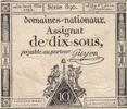 France 10 sous 10 Sous - Women with Liberty cap on pole - 23-05-1793 - Sign. Guyon - Série 890 -