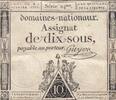 France 10 sous 10 Sous - Womens - 04-01-1792 - Sign. Guyon - Serial 24 -