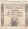 France 10 sous 10 Sous - Women - phygian cap - 23-05-1793 - Sign. Guyon - Série 871 -