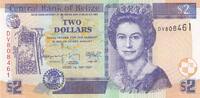 Belize 2 dollars 2 Dollars - Elizabeth II - Maya Ruins - 01-05-2021 - Serial DV -