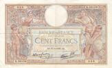 France 100 francs 100 Francs Luc Olivier Merson - 17-03-1938 - Serial K.58158 -