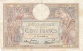 France 100 francs 100 Francs - Luc Olivier Merson - 13-10-1938 - Serial R.61011 -