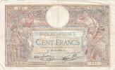 France 100 francs 100 Francs - Luc Olivier Merson - 20-10-1938 - Serial R.61383 -