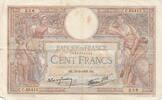France 100 francs 100 Francs - Luc Olivier Merson - 30-03-1939 - Serial C.65413 -