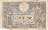 France 100 francs 100 Francs - Luc Olivier Merson - 27-11-1924 - Serial D.11499 -