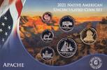USA dollar Set of 6 Coins - 2021 - UNC -