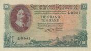 South Africa  10 Rand - Jan Van Riebeeck - Mine - 1962 - Serial C.36 VF