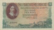 South Africa  10 Rand - Jan Van Riebeeck - Mine - 1962 - Serial C.47 VF
