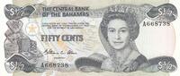 Bahamas 1/2 dollar 1/2 Dollar - Elizabeth II - Market - 1974 - Serial A -